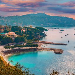 Luxury yacht on the French Riviera