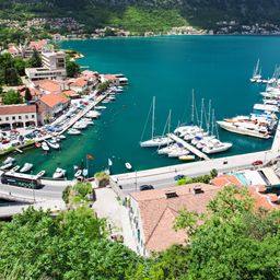 Montenegro city harbour